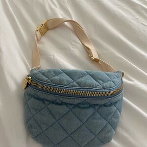 Stoney Clover Quilted Blue Waist Bag